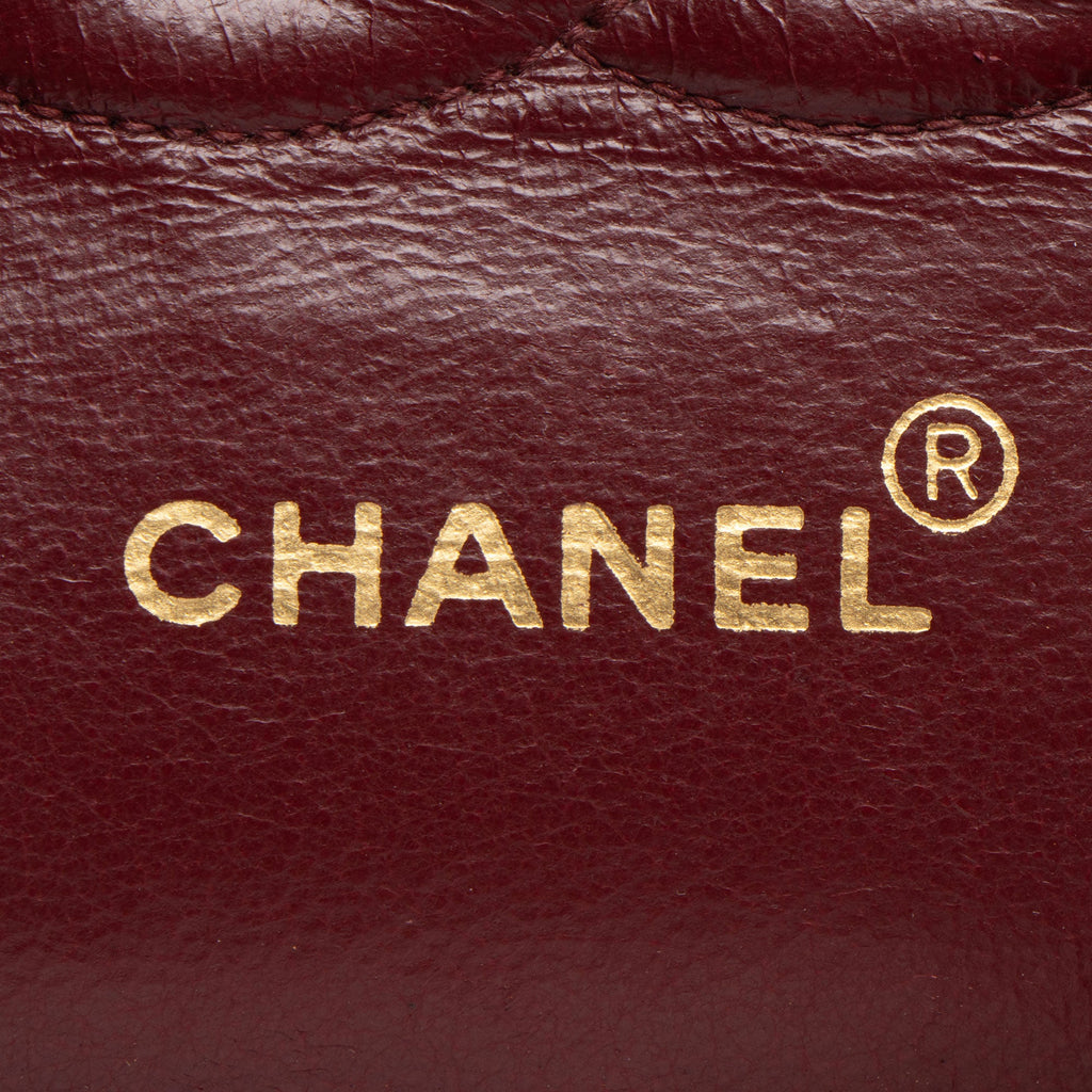 Chanel Vintage Lambskin Classic Medium Double Flap Bag