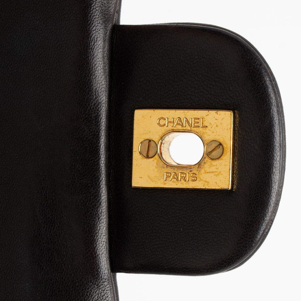 Chanel Vintage Lambskin Classic Small Double Flap Bag (SHF-wNnnBD)