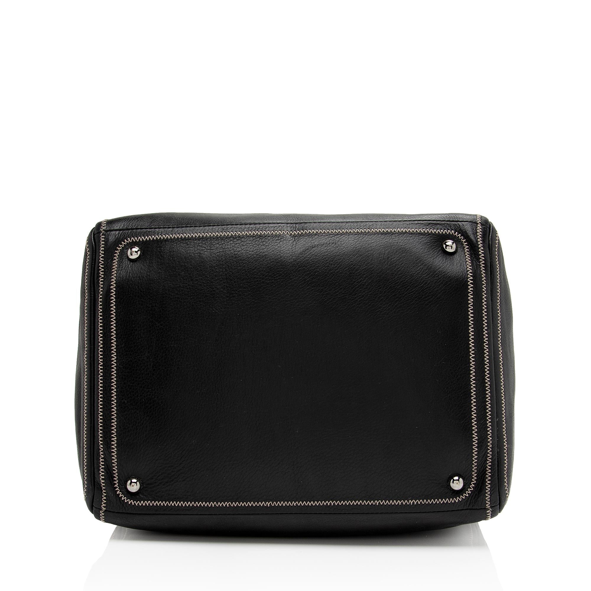 Chanel Vintage Lambskin Essential Bowler Bag (SHF-AnnD2G)