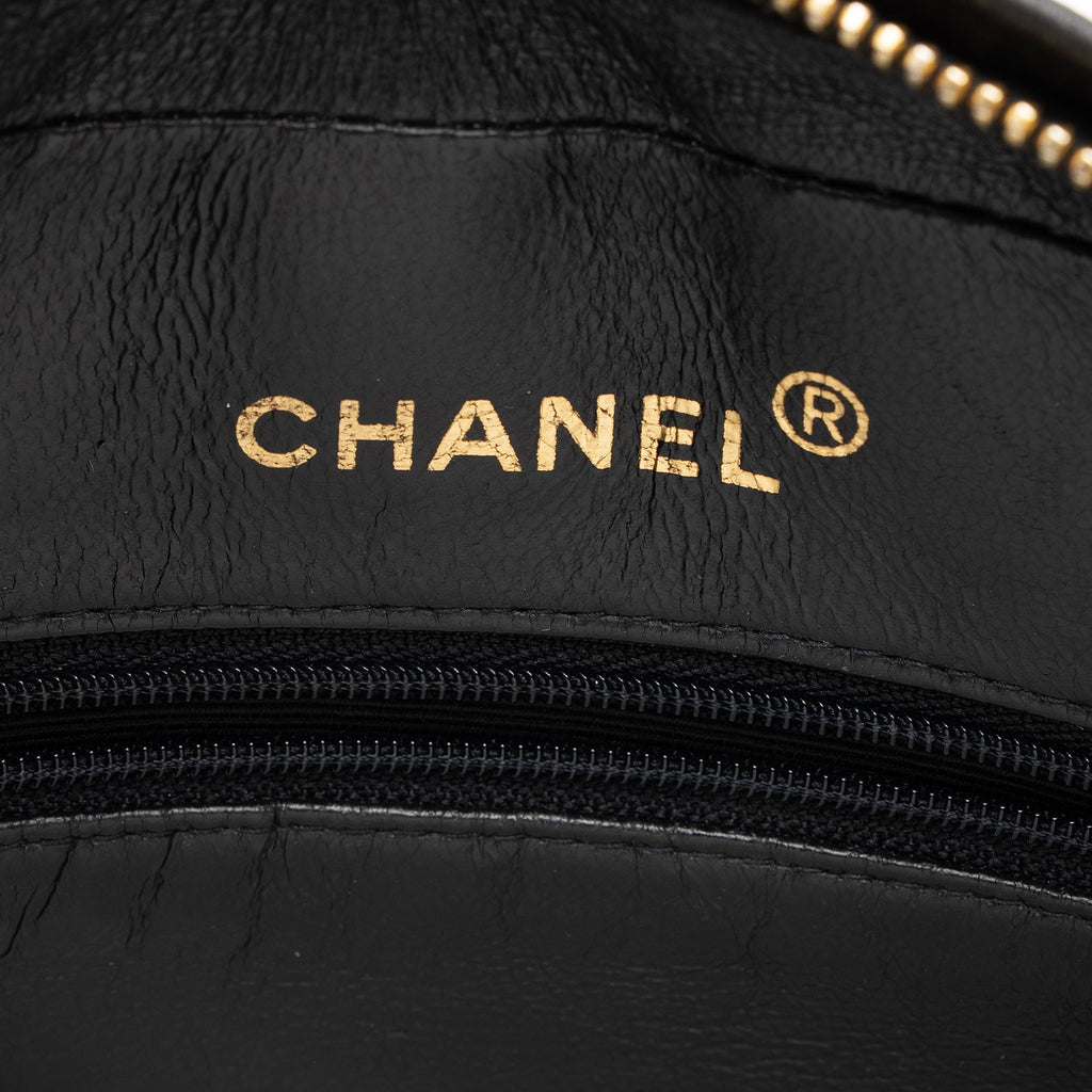 Chanel Vintage Lambskin Tassel Flap Camera Bag