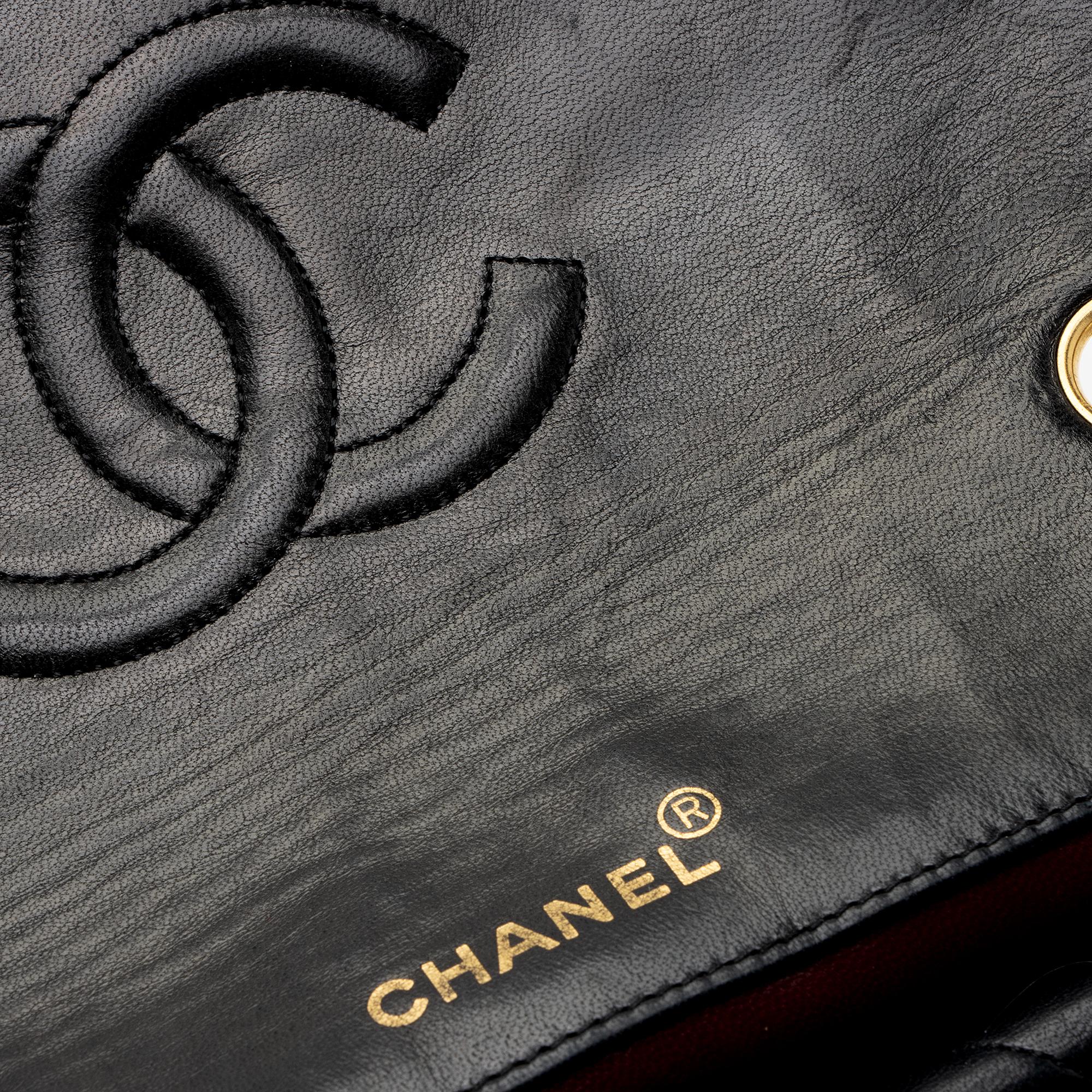 Chanel Vintage Lambskin Medium Single Flap Bag (SHF-jQAZoL)
