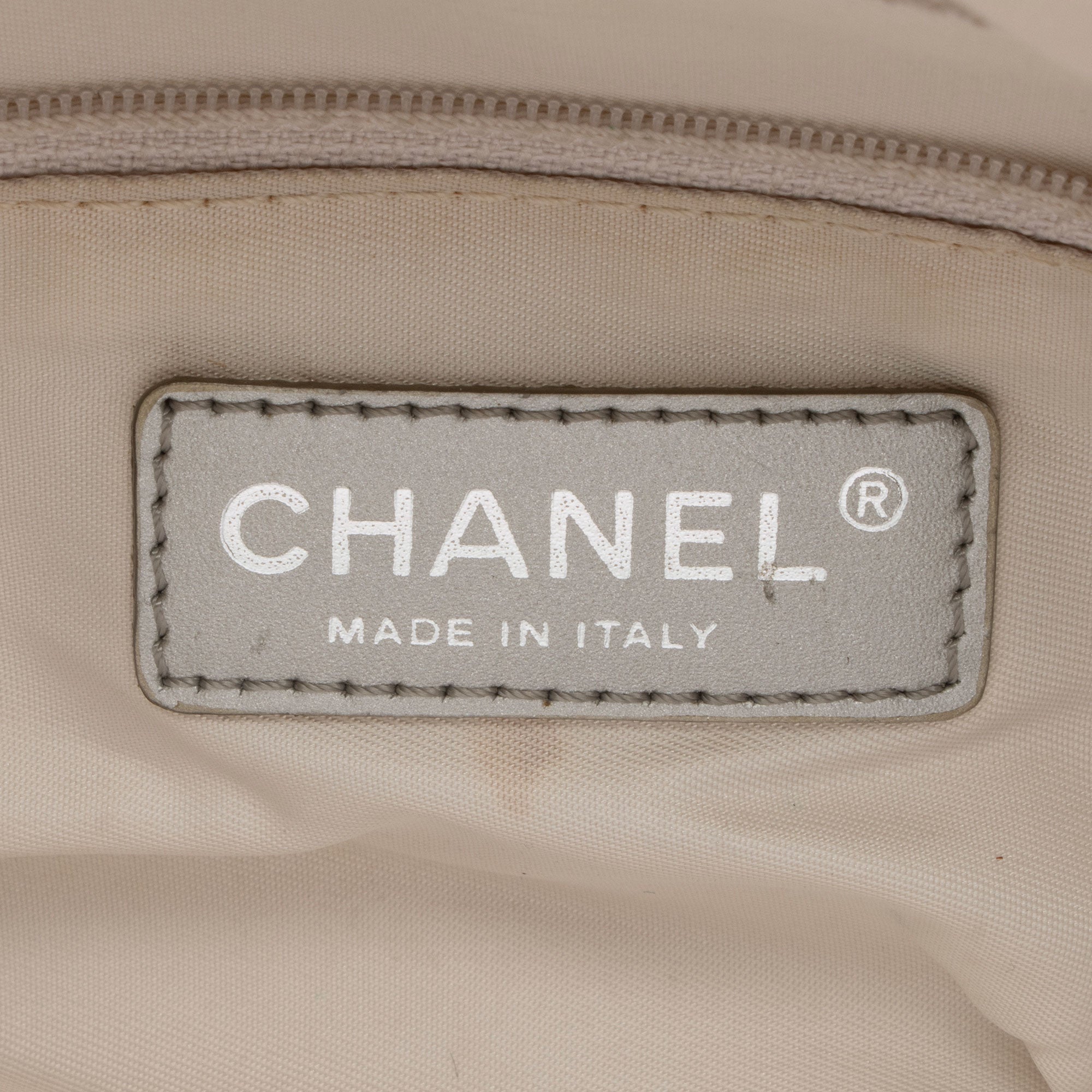 Chanel Vintage Metallic Nylon Travel Ligne Satchel (SHF-CKL5mr)