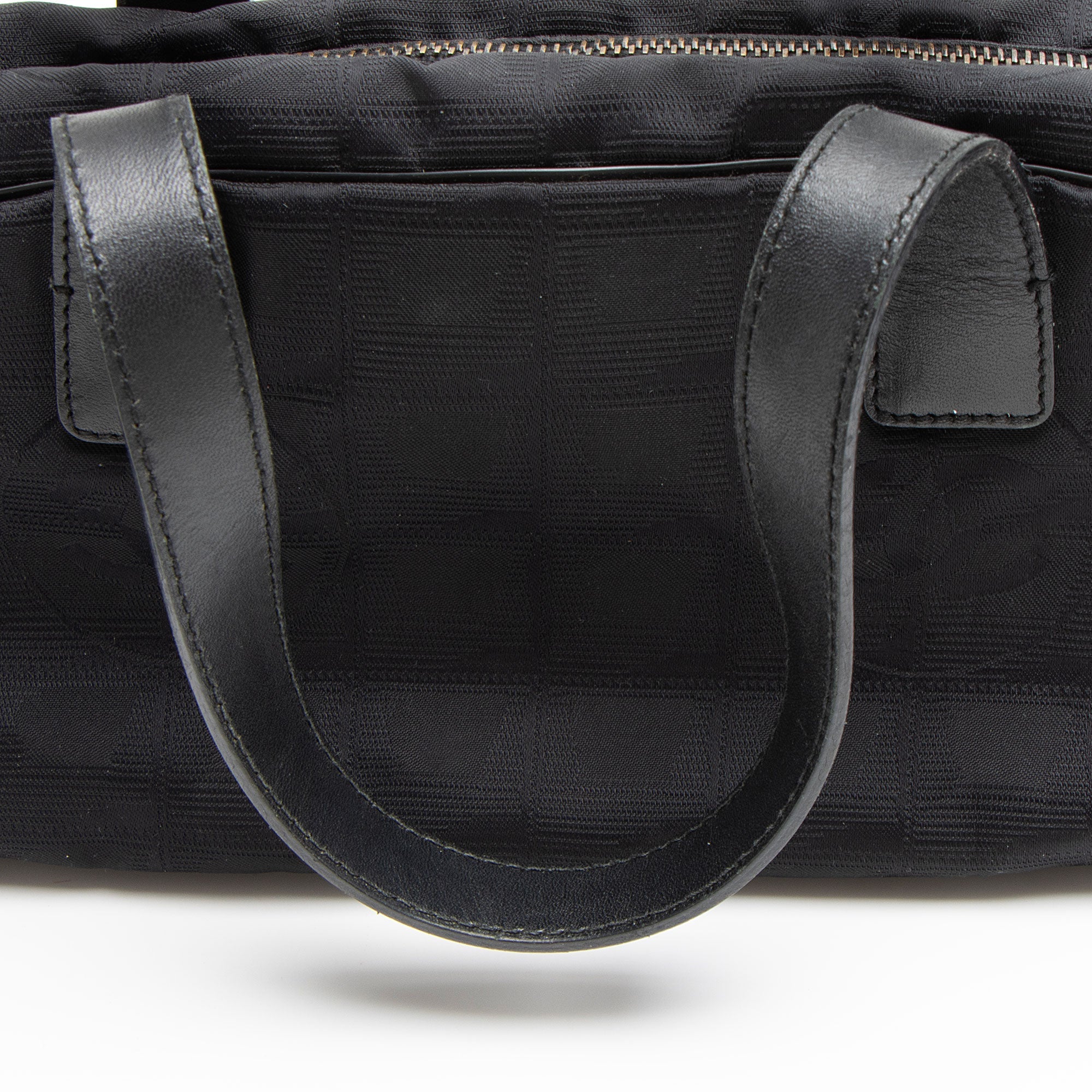 Chanel Vintage Nylon Travel Ligne Satchel