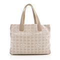 Chanel Vintage Nylon Travel Line Large Tote (SHF-20979)