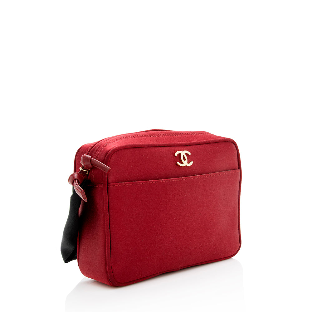 Chanel Vintage Satin Ribbon Small Shoulder Bag (SHF-19278)