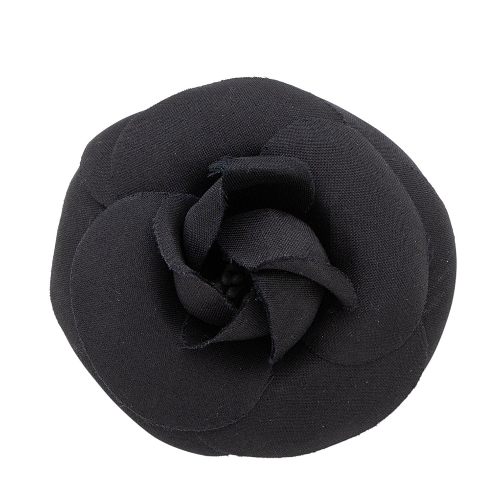 Chanel Vintage Silk Camellia Brooch