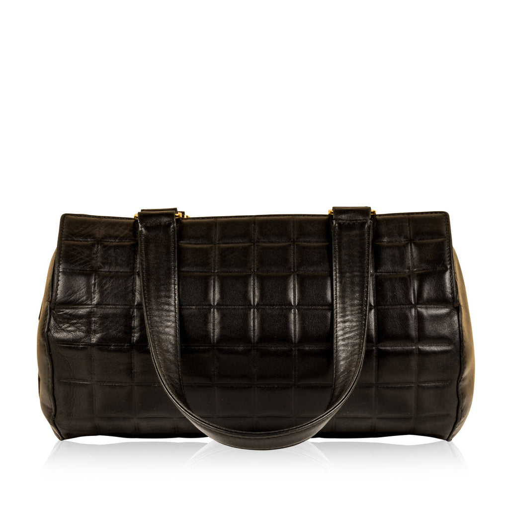 Chanel Vintage Quilted Bowler Tote