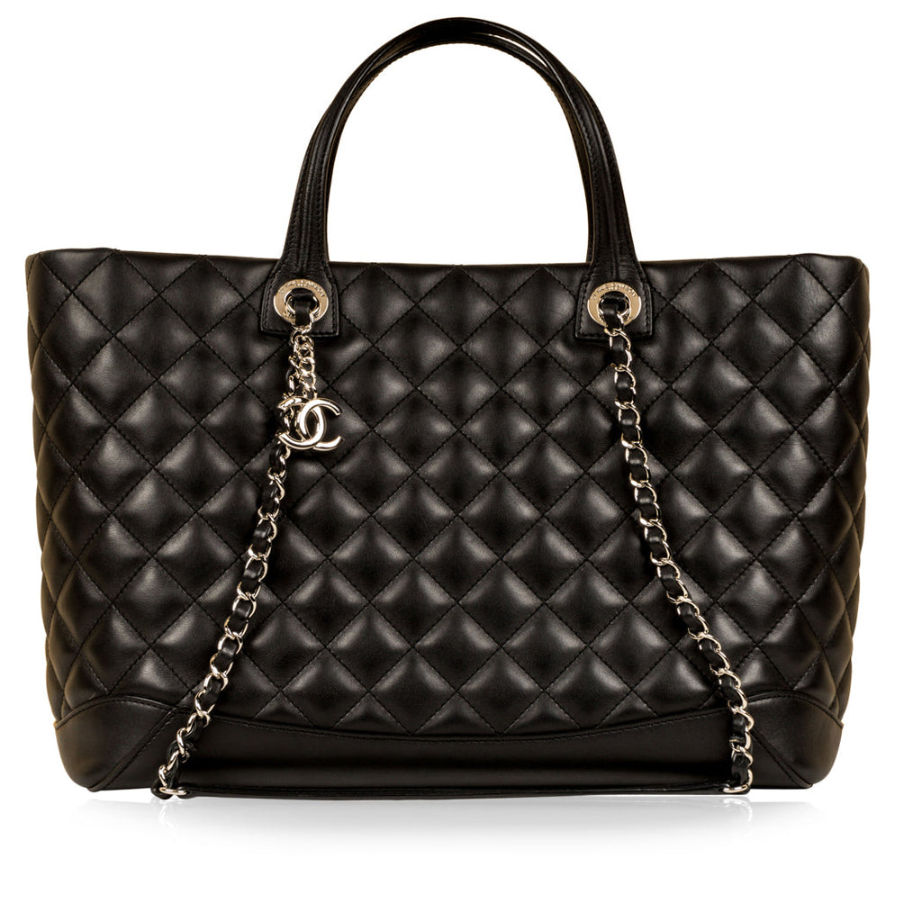 Chanel Quilted Shopping Tote