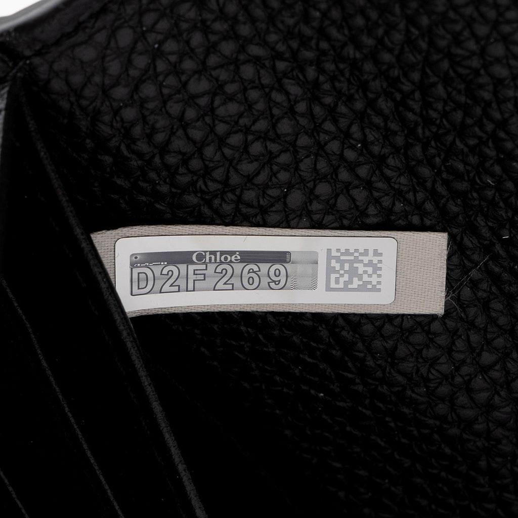 Chloe Calfskin Alphabet Continental Wallet (SHF-HlFBJ6)