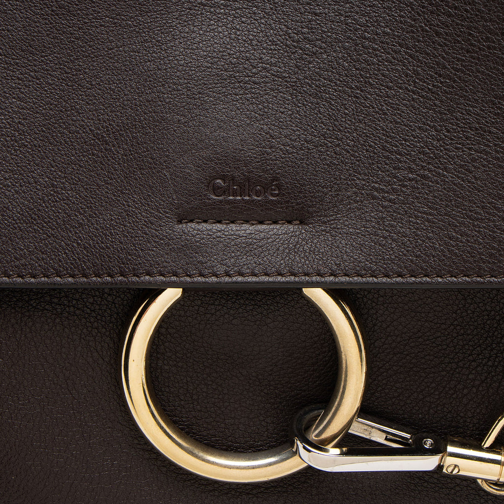Chloe Calfskin Faye Day Medium Shoulder Bag (SHF-c4lA4C)
