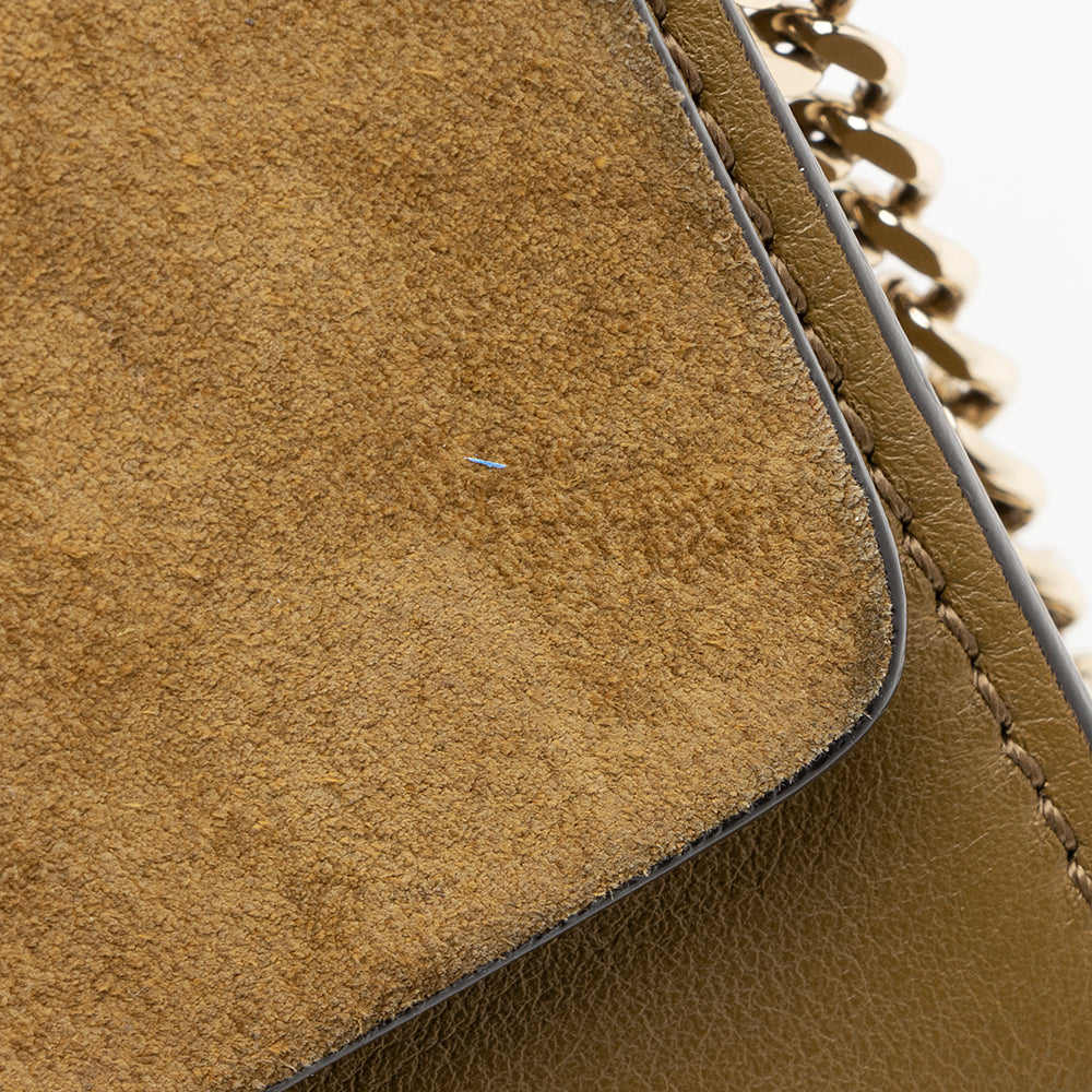 Chloe Calfskin Suede Faye Mini Shoulder Bag (SHF-19991)