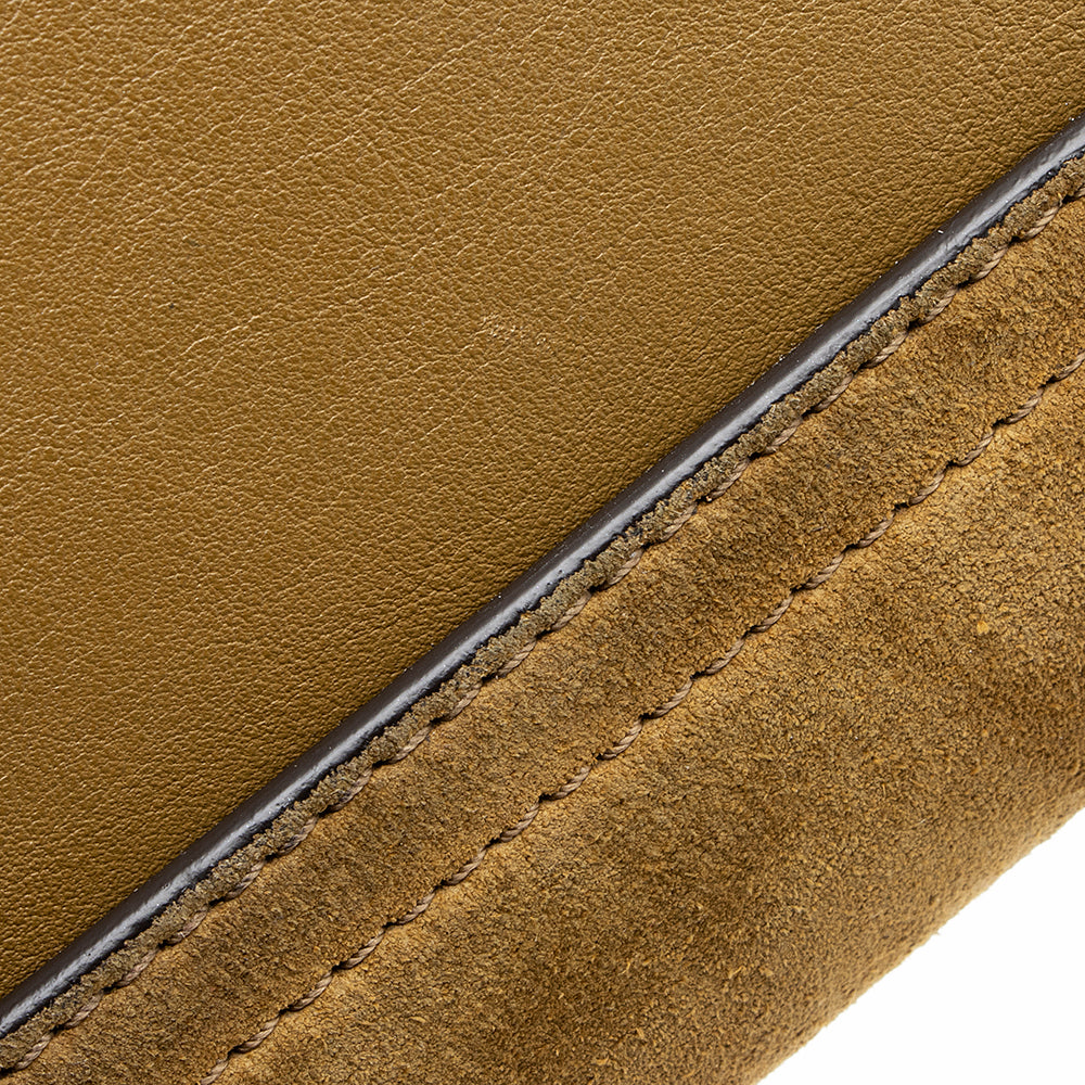 Chloe Calfskin Suede Faye Mini Shoulder Bag (SHF-19991)
