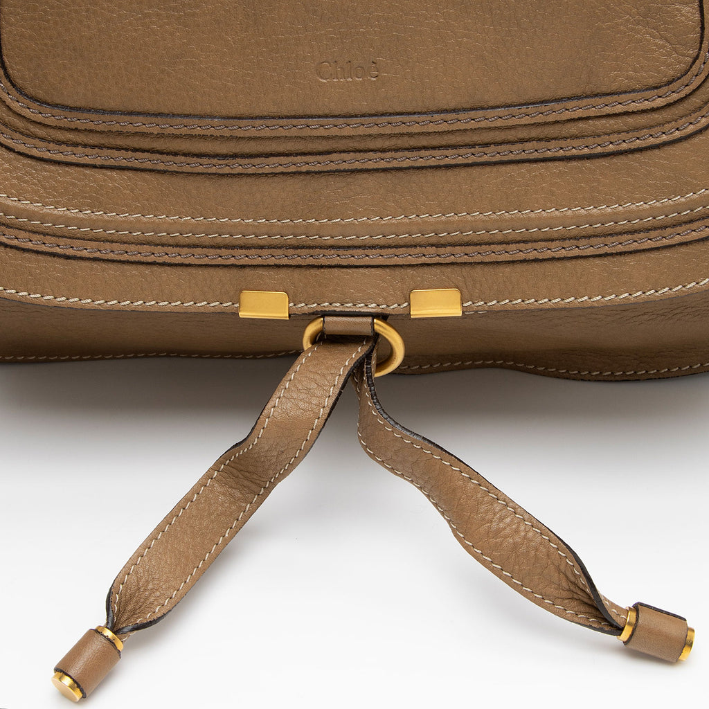 Chloe Calfskin Marcie Large Satchel (SHF-sZLBMz)