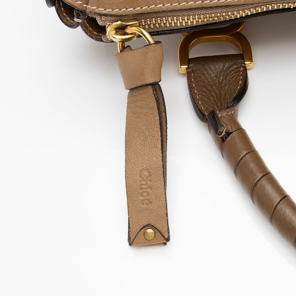 Chloe Calfskin Marcie Large Satchel (SHF-sZLBMz)