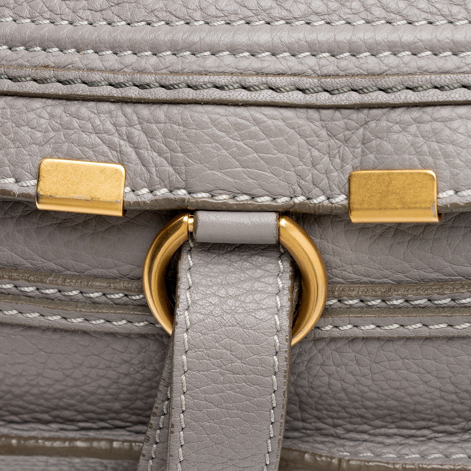 Chloe Calfskin Marcie Medium Satchel (SHF-1dXY9s)