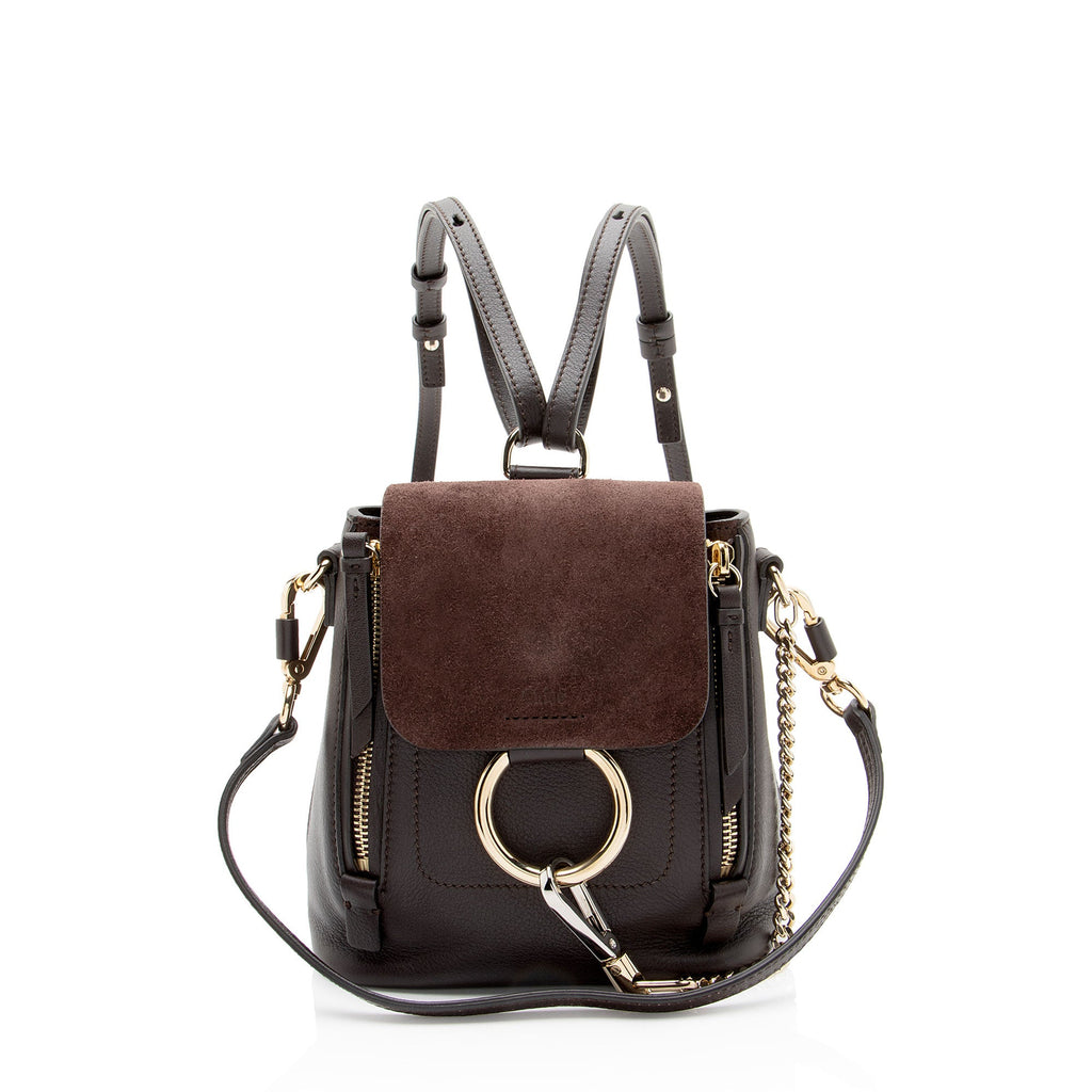 Chloe Calfskin Mini Faye Backpack