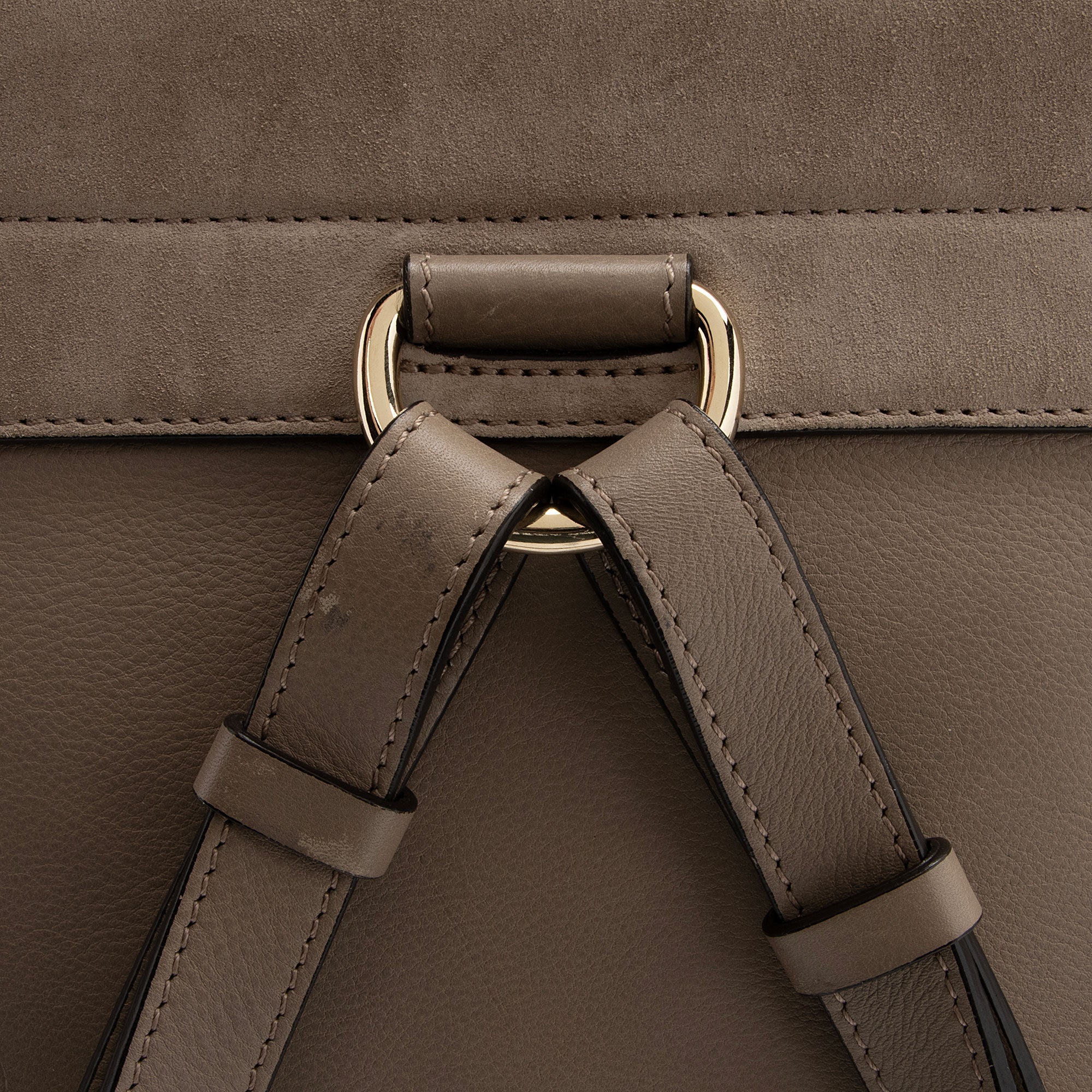 Chloe Calfskin Suede Faye Medium Backpack (SHF-BH2EAY)