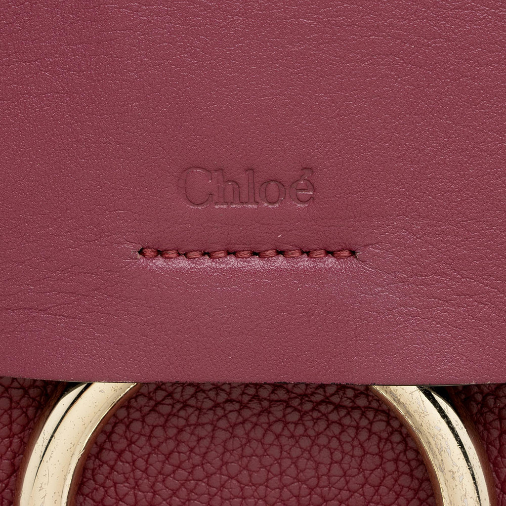 Chloe Calfskin Suede Faye Medium Shoulder Bag (SHF-22974)