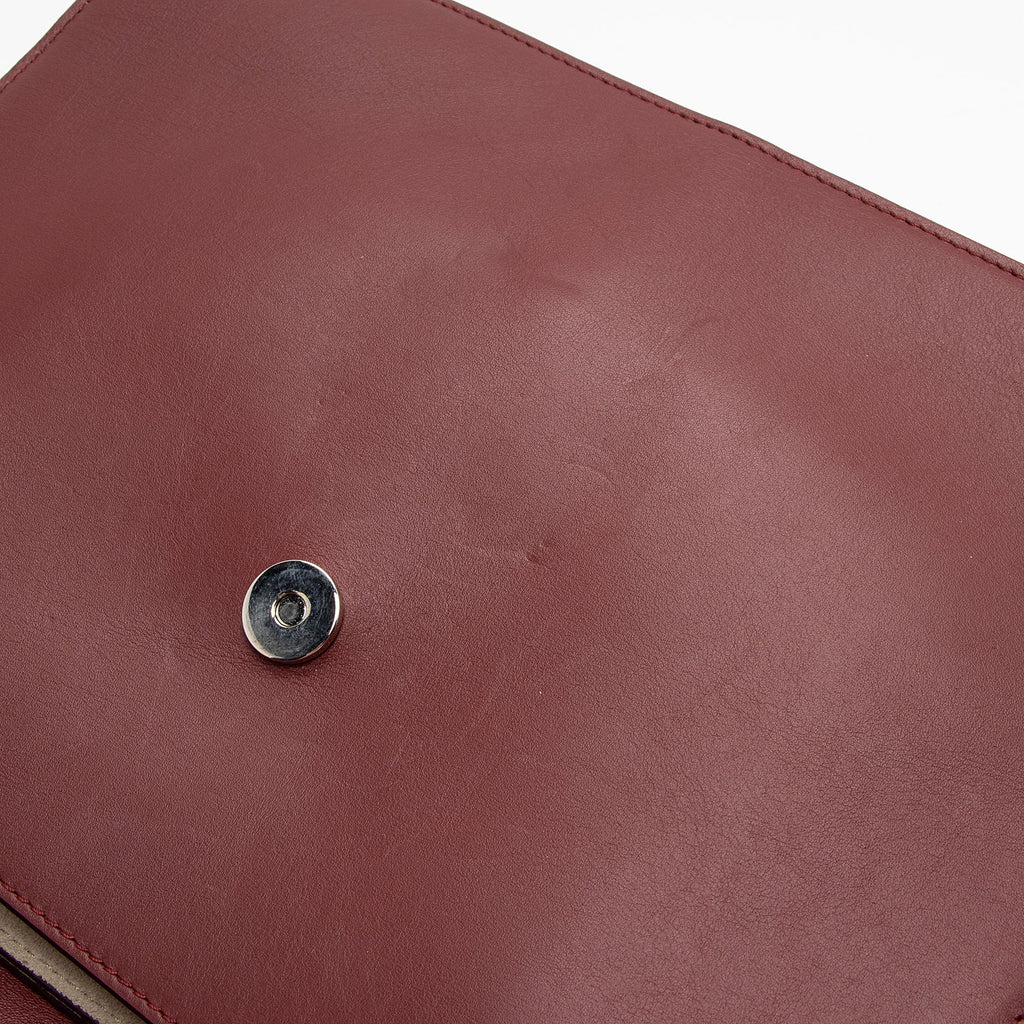 Chloe Calfskin Suede Faye Medium Shoulder Bag (SHF-Vx8bCr)