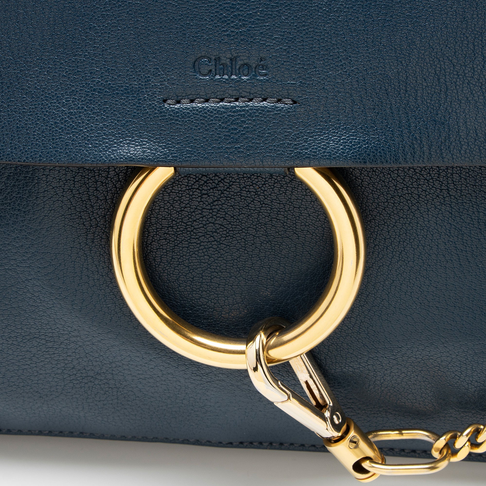 Chloe Calfskin Suede Faye Medium Shoulder Bag