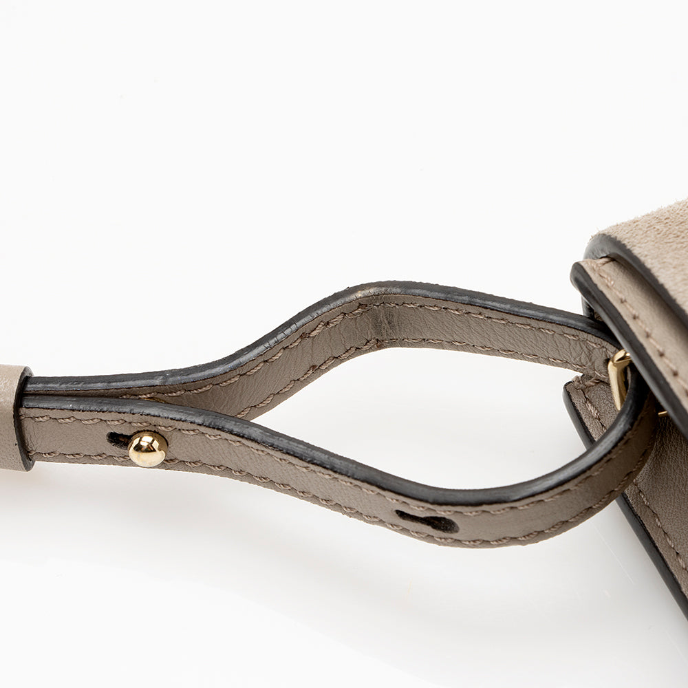 Chloe Calfskin Suede Faye Mini Shoulder Bag (SHF-21629)