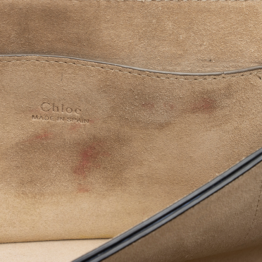 Chloe Calfskin Suede Faye Small Shoulder Bag - FINAL SALE (SHF-20135)