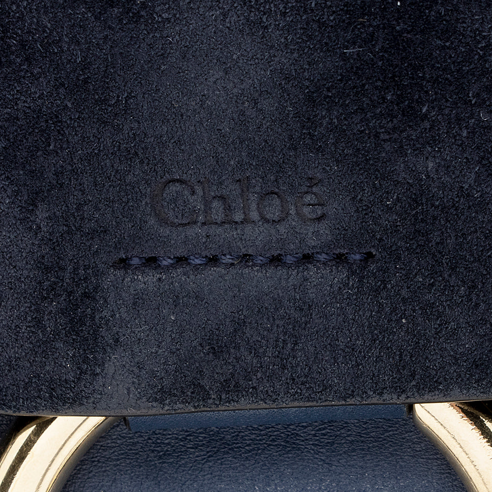 Chloe Calfskin Suede Faye Small Shoulder Bag - FINAL SALE (SHF-20135)