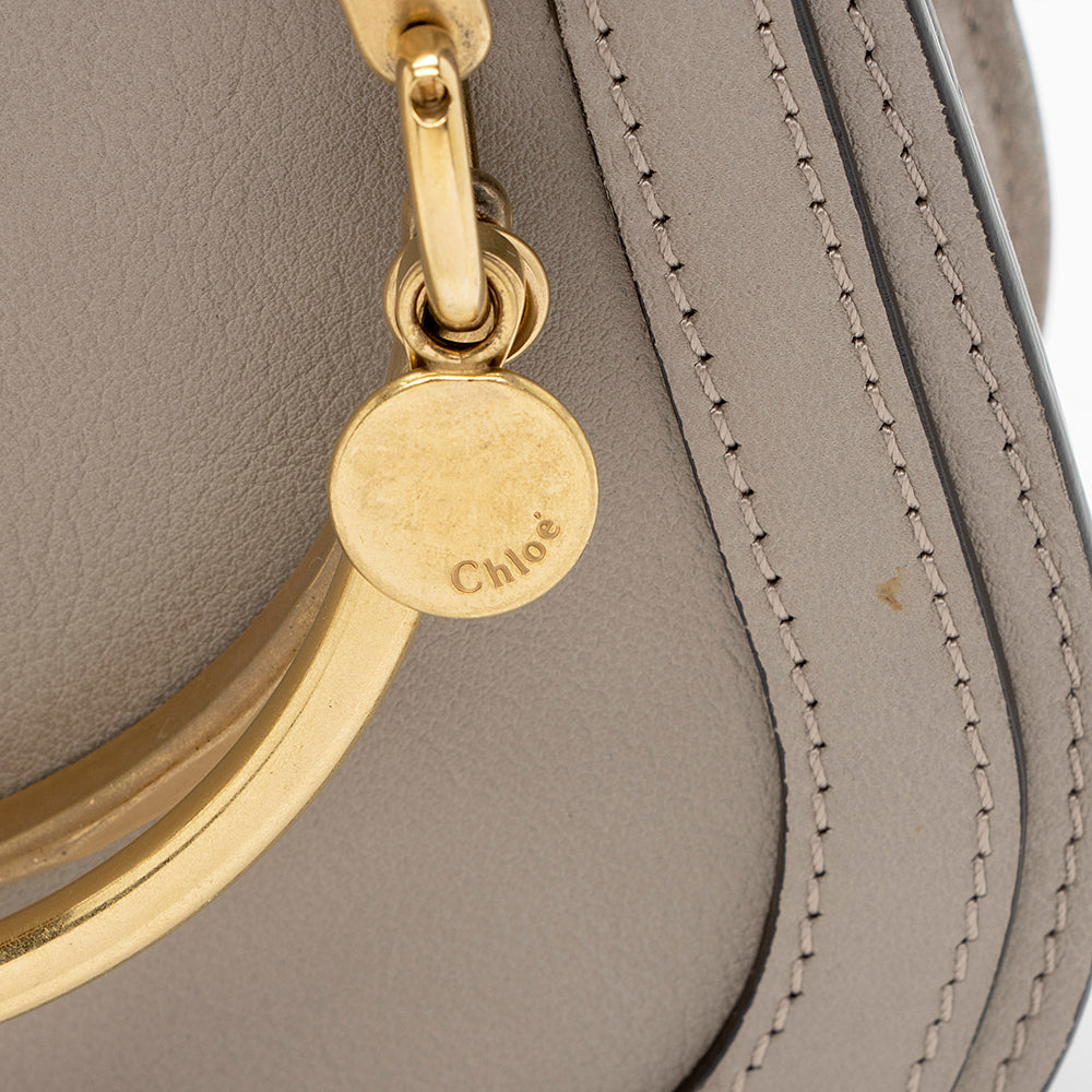Chloe Calfskin Suede Nile Small Bracelet Bag - FINAL SALE (SHF-18310)