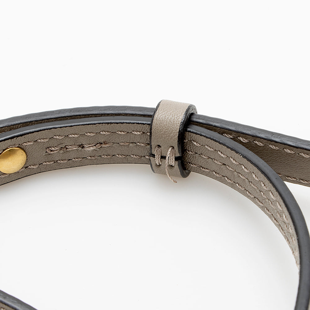 Chloe Calfskin Suede Nile Small Bracelet Bag - FINAL SALE (SHF-18310)