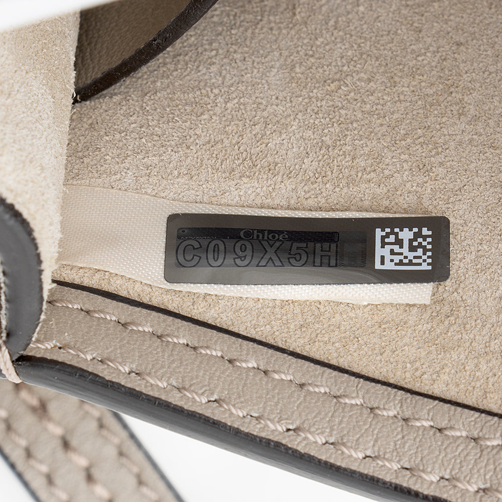 Chloe Calfskin Suede Nile Small Bracelet Bag - FINAL SALE (SHF-18310)