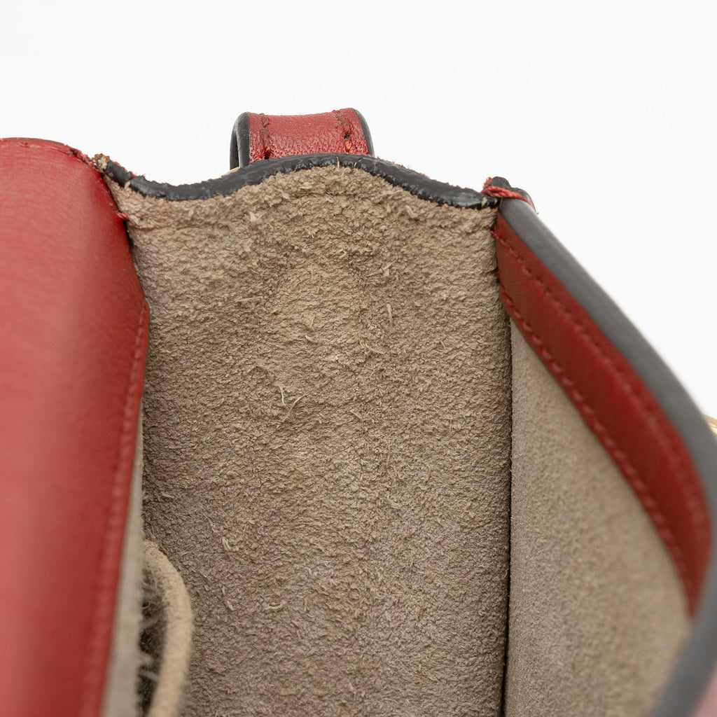 Chloe Calfskin Suede Nile Small Bracelet Bag (SHF-Cj2VOC)