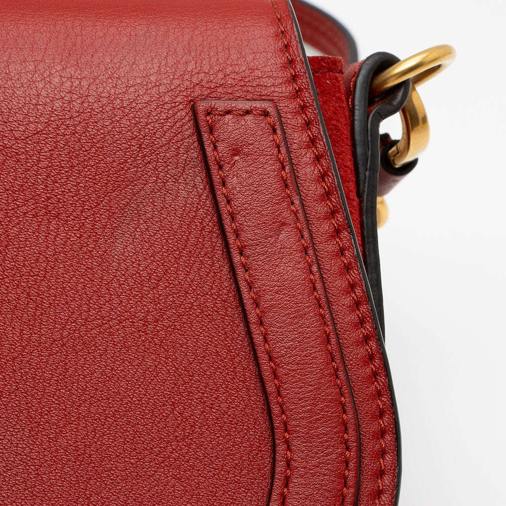 Chloe Calfskin Suede Nile Small Bracelet Bag (SHF-Cj2VOC)