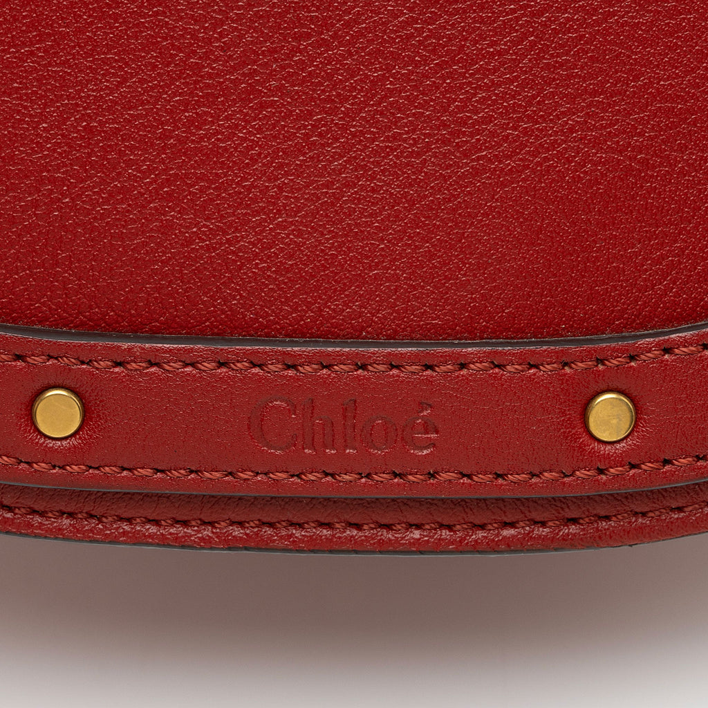 Chloe Calfskin Suede Nile Small Bracelet Bag (SHF-Cj2VOC)