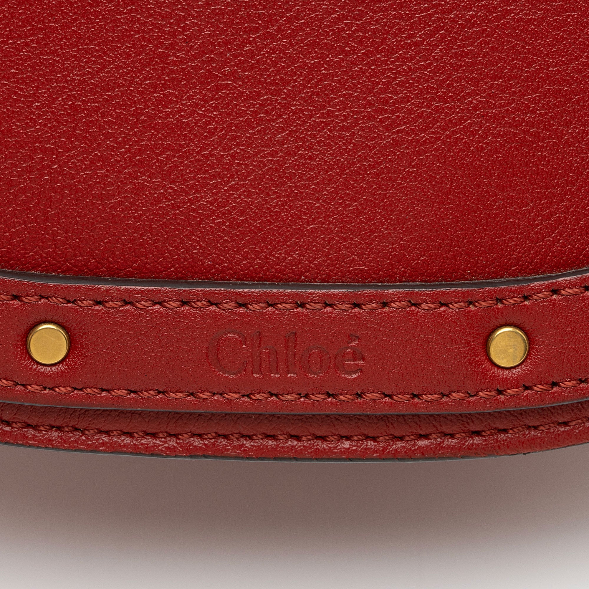 Chloe Calfskin Suede Nile Small Bracelet Bag (SHF-Cj2VOC)