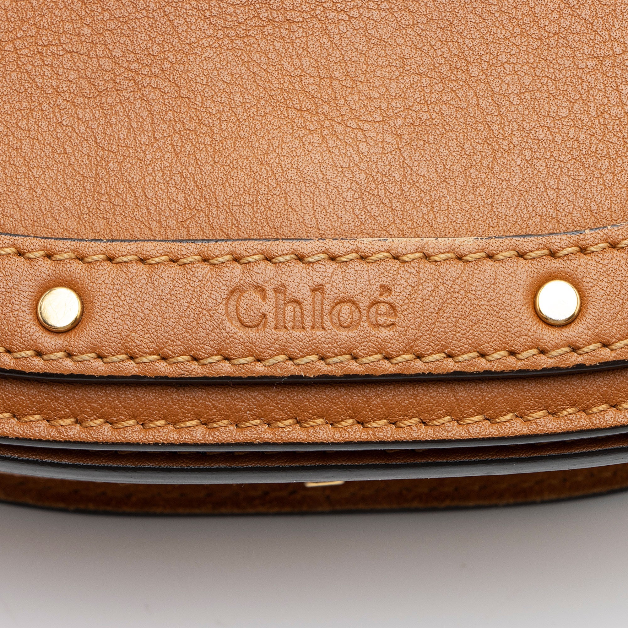 Chloe Calfskin Suede Nile Small Bracelet Bag