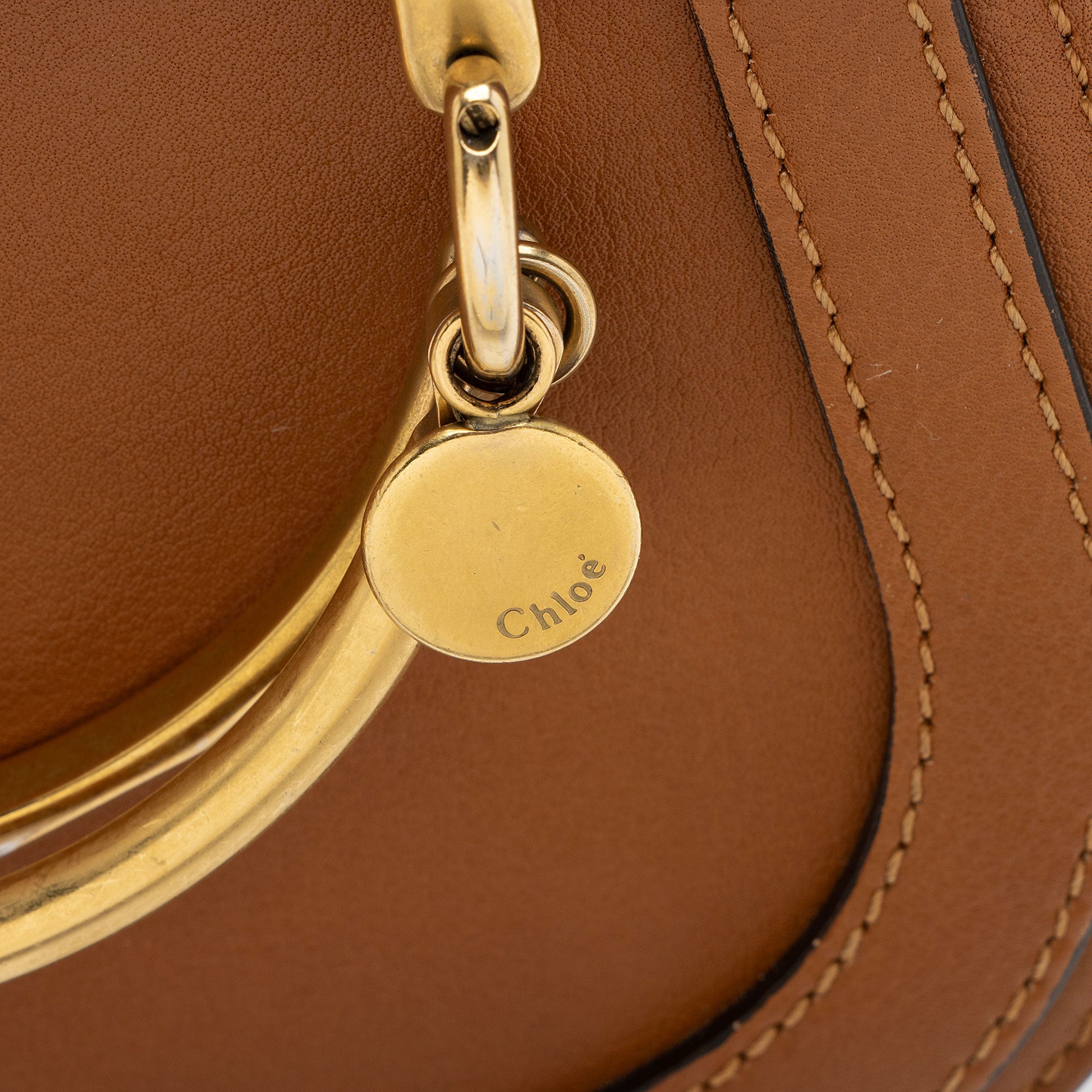 Chloe Calfskin Suede Nile Small Bracelet Bag