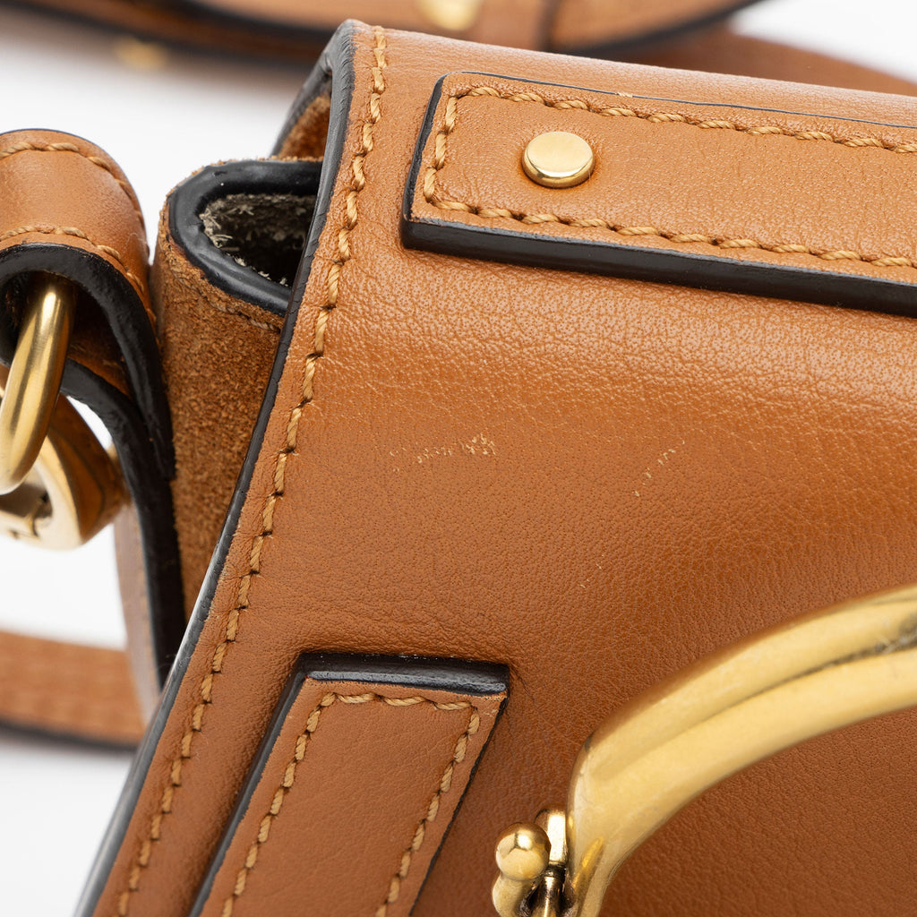 Chloe Calfskin Suede Nile Small Bracelet Bag