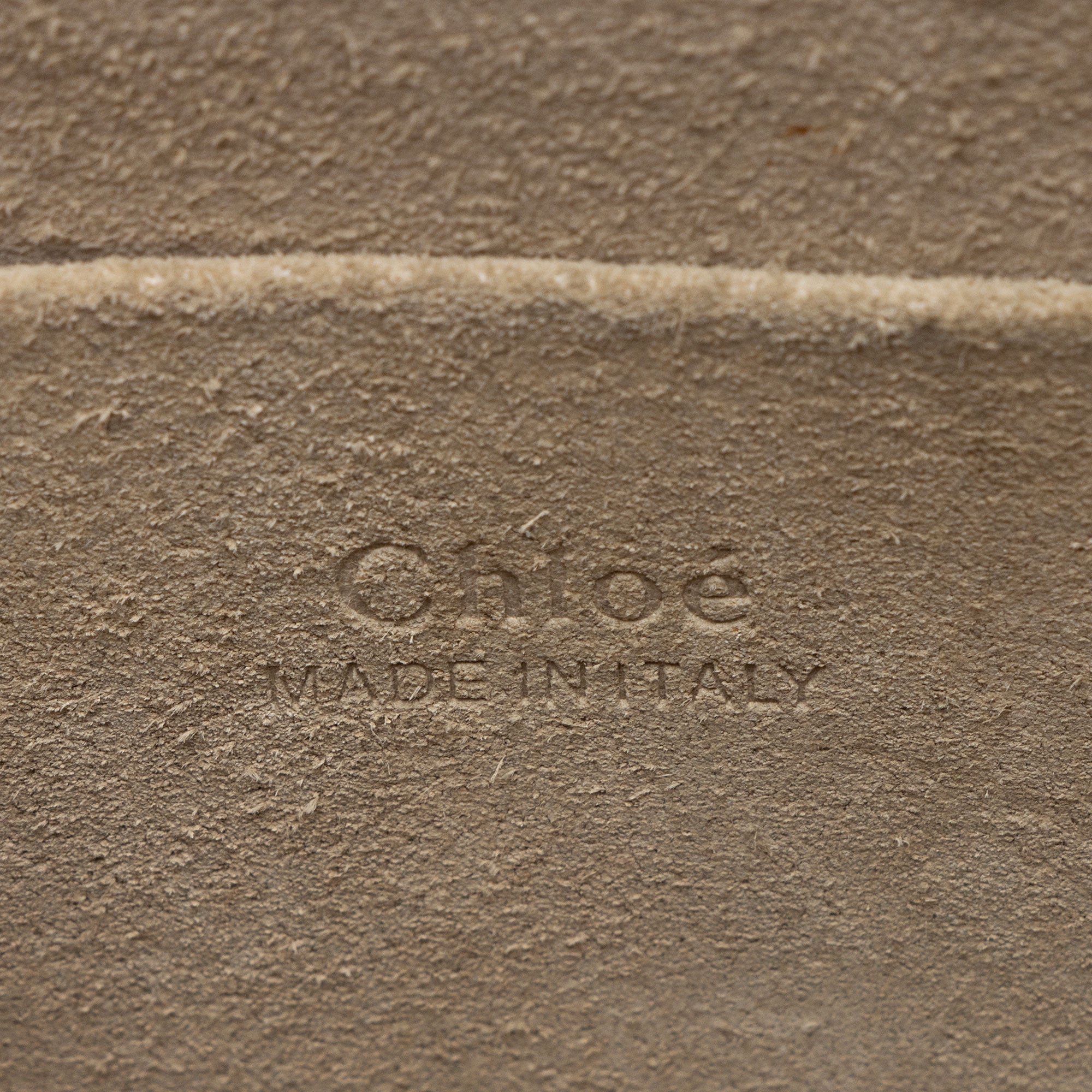 Chloe Calfskin Suede Nile Small Bracelet Bag