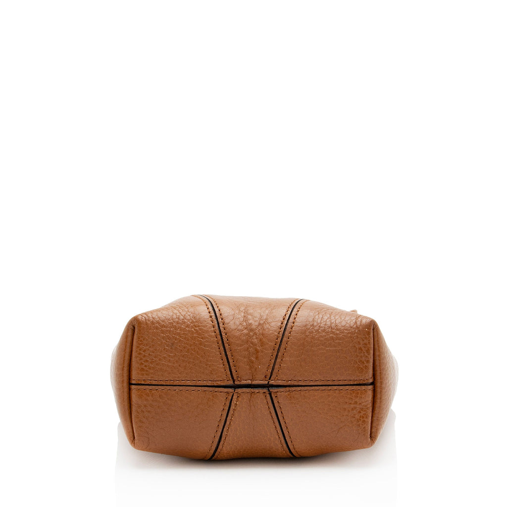 Chloe Grained Calfskin Spin Small Tote