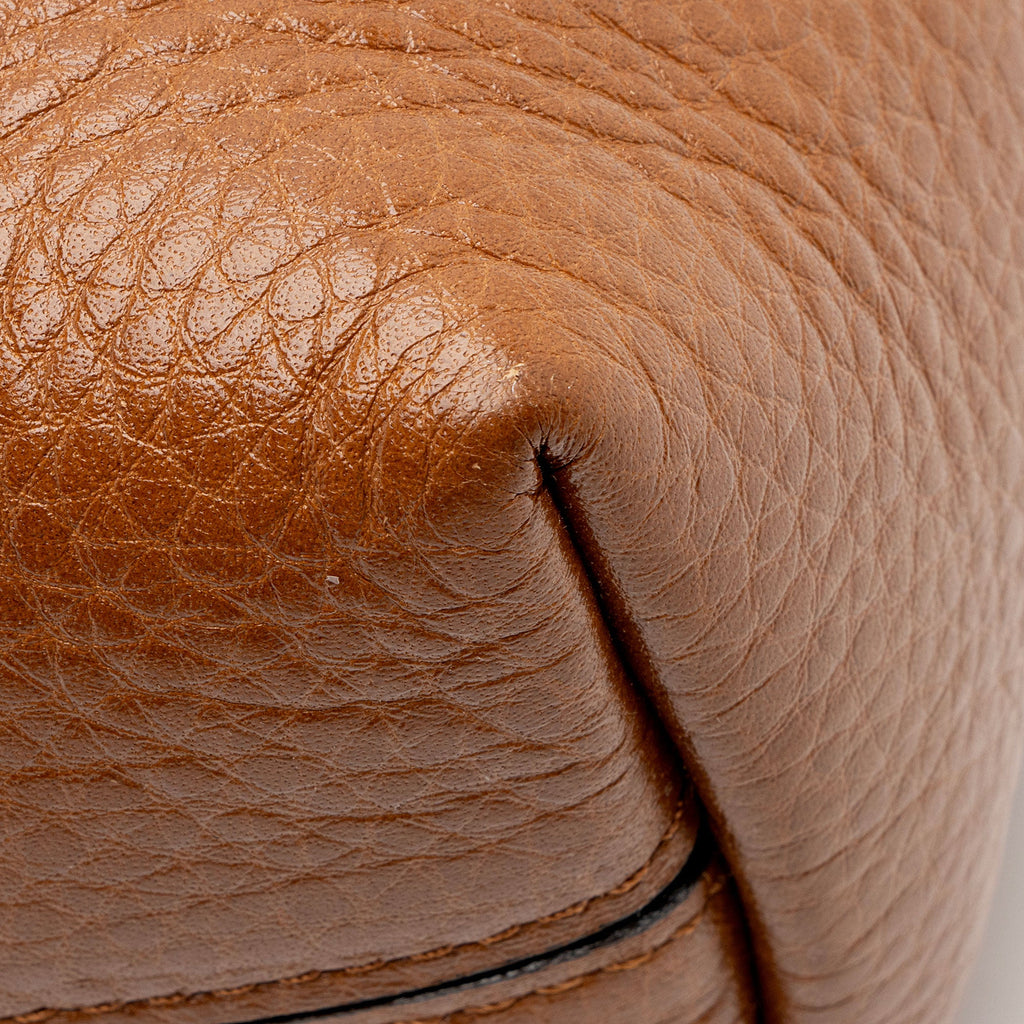 Chloe Grained Calfskin Spin Small Tote