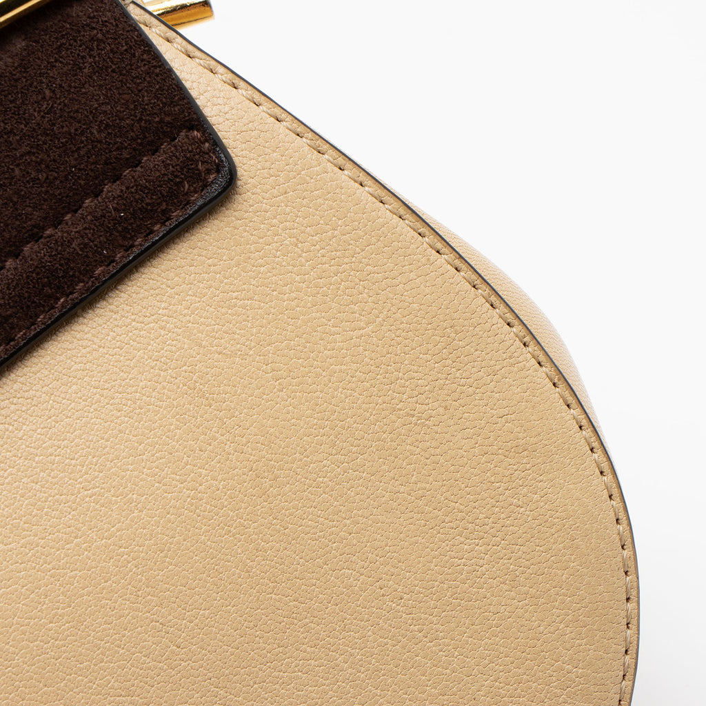 Chloe Lambskin Suede Drew Mini Shoulder Bag (SHF-ai61BQ)