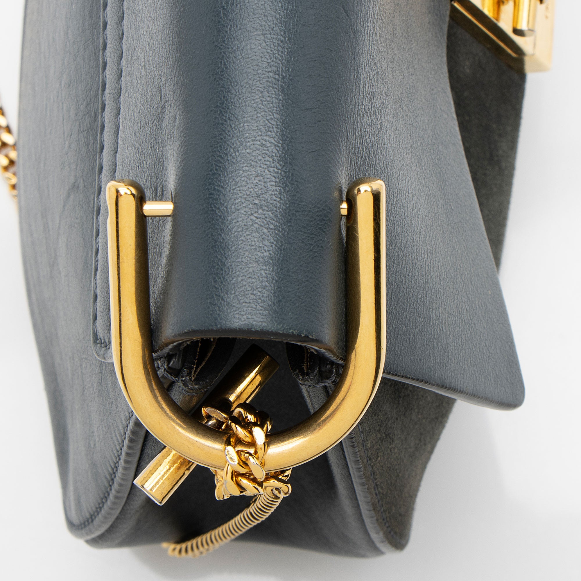 Chloe Lambskin Suede Drew Small Shoulder Bag