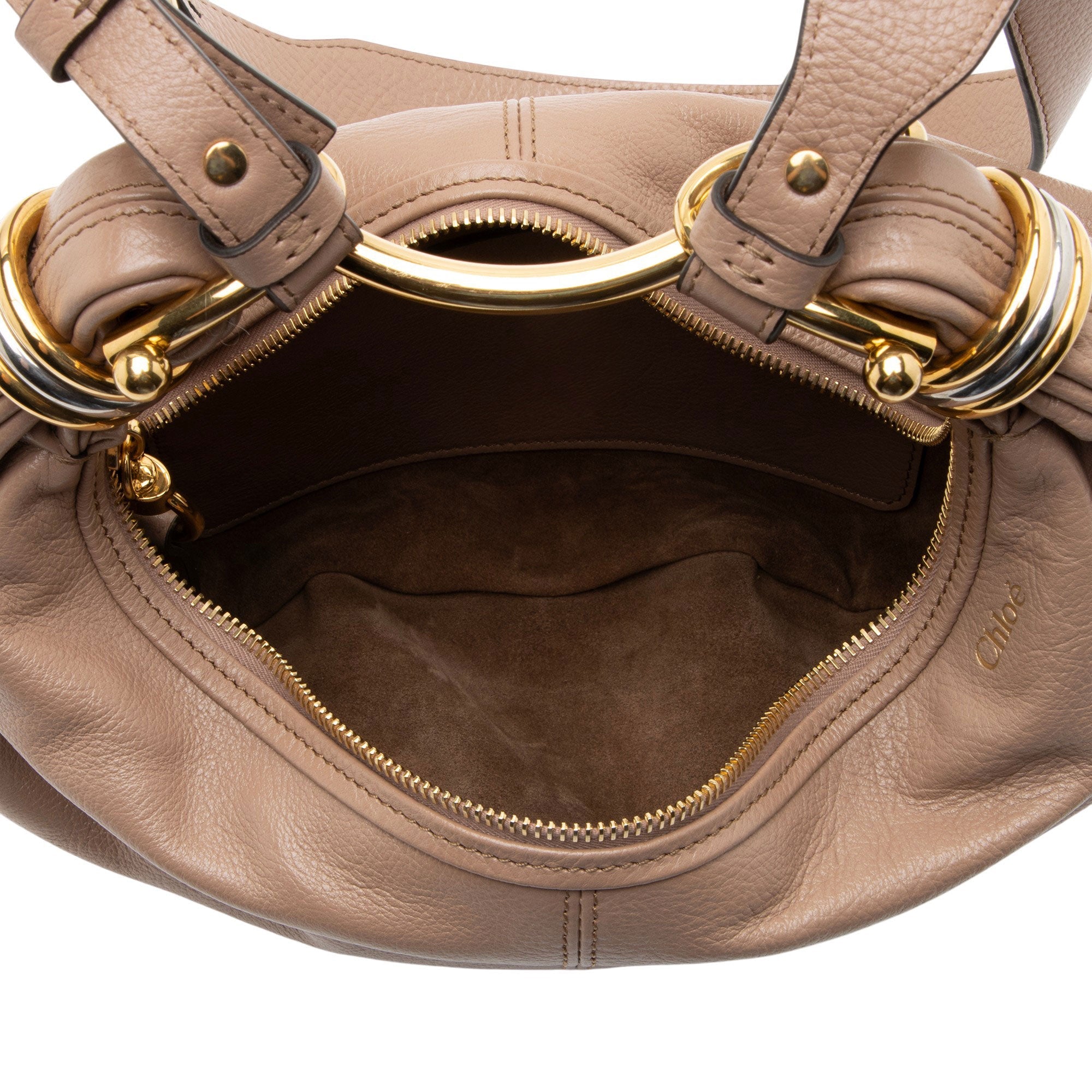 Chloe Leather Bracelet Small Hobo