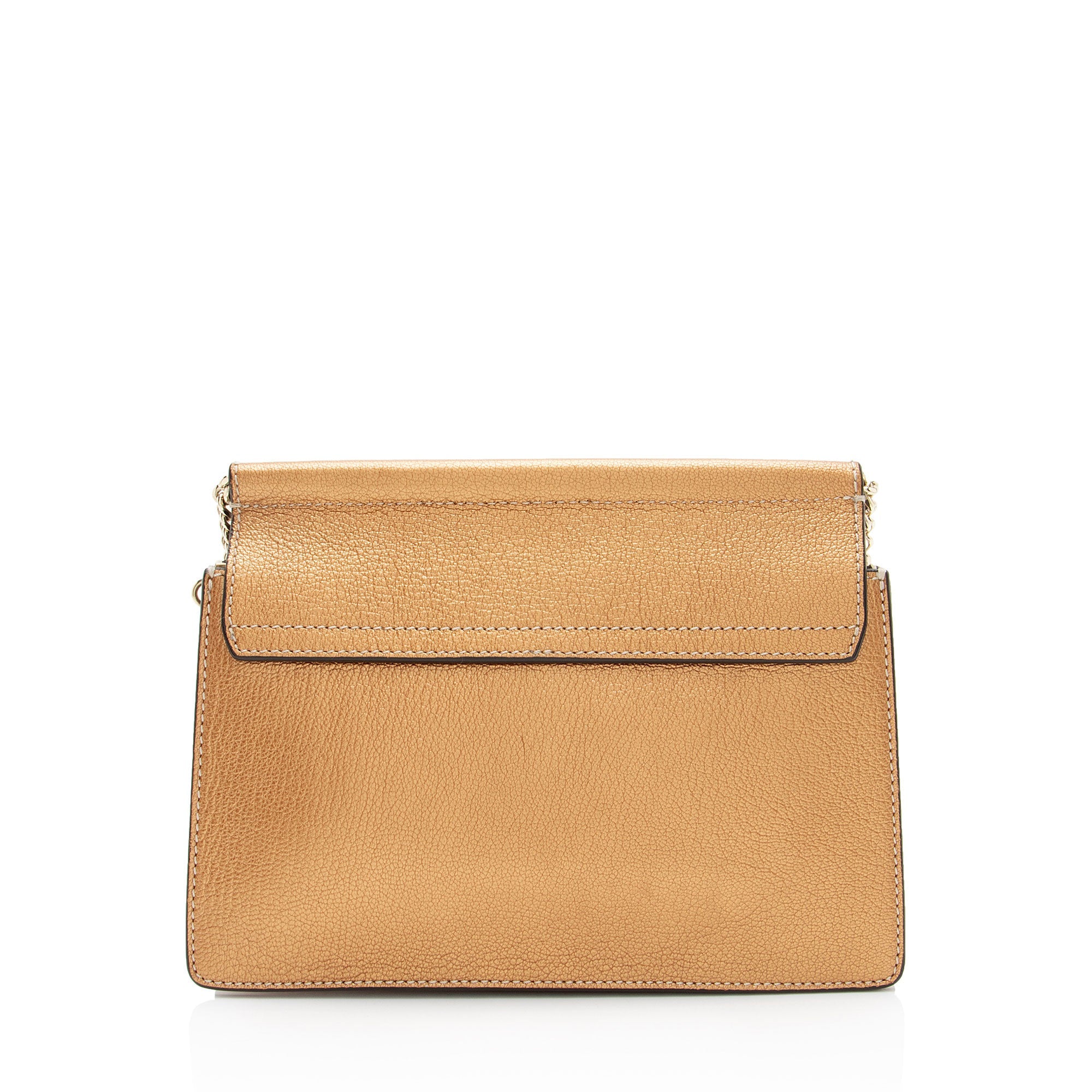 Chloe Metallic Calfskin Faye Mini Shoulder Bag