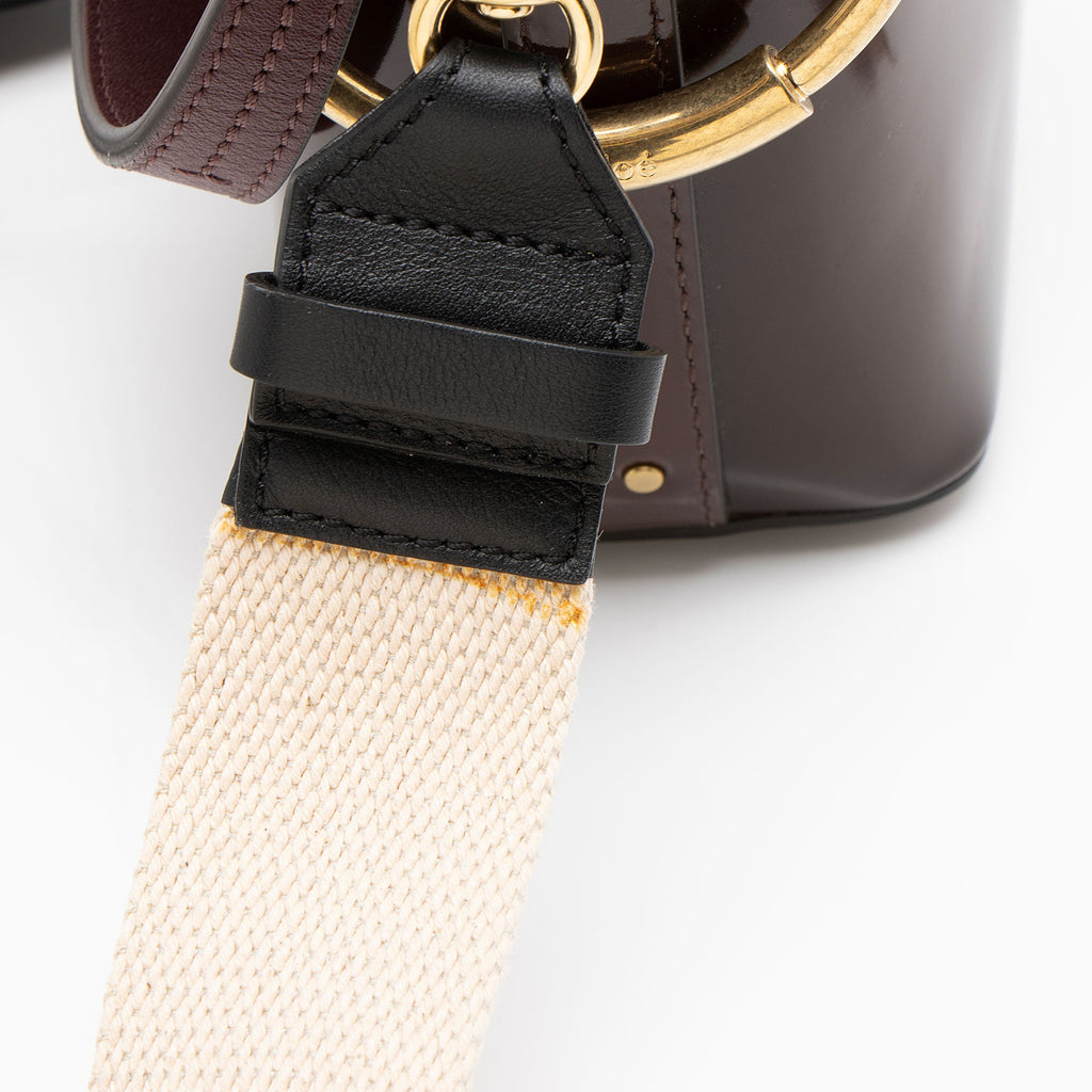 Chloe Patent Leather Roy Mini Bucket Bag