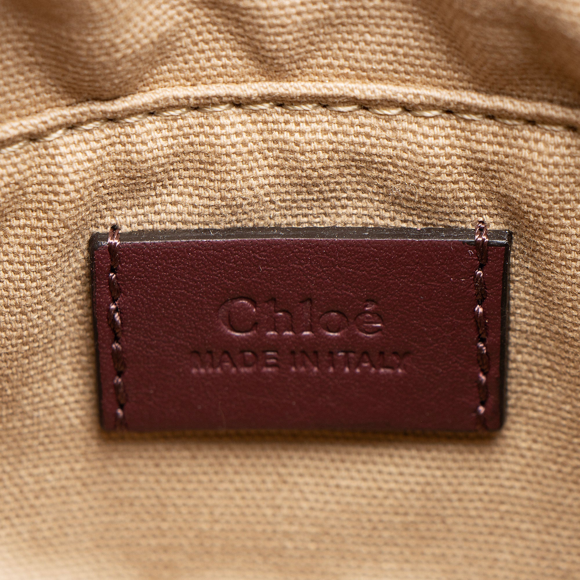 Chloe Patent Leather Roy Mini Bucket Bag