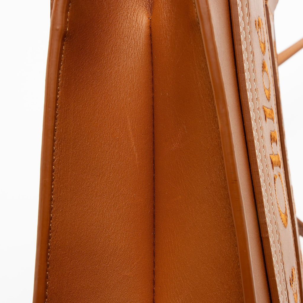 Chloe Soft Leather Woody Small Tote