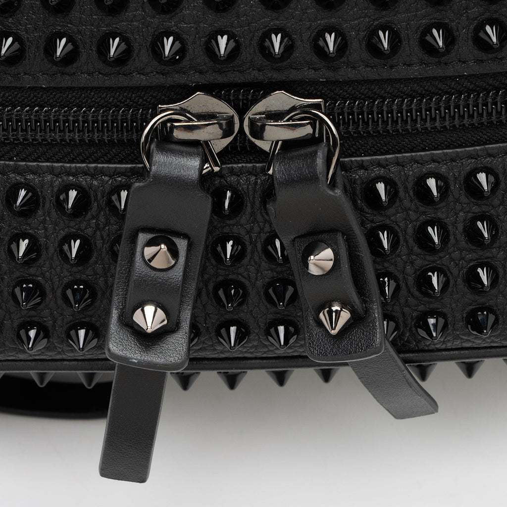 Christian Louboutin Calfskin Spiked Blaster Pouch