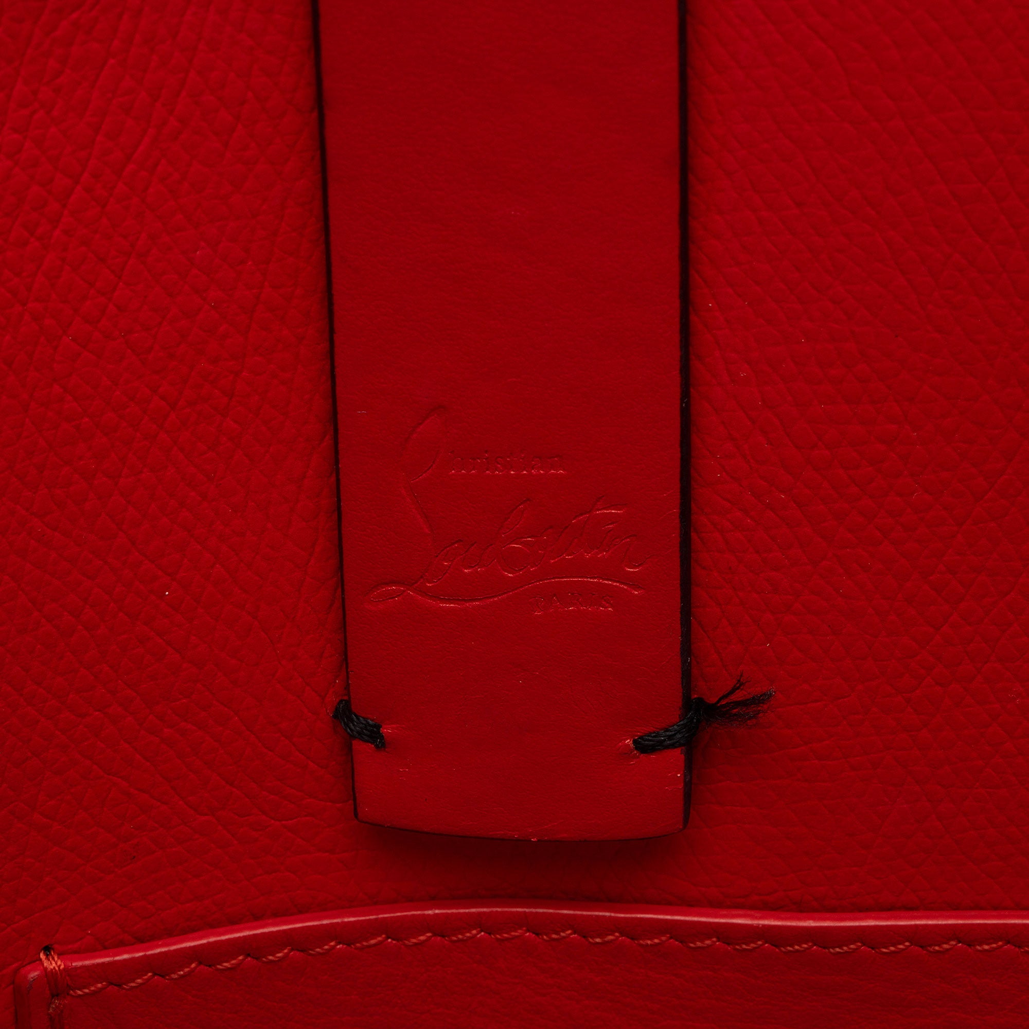Christian Louboutin Calfskin Spikes Cabata N/S Tote