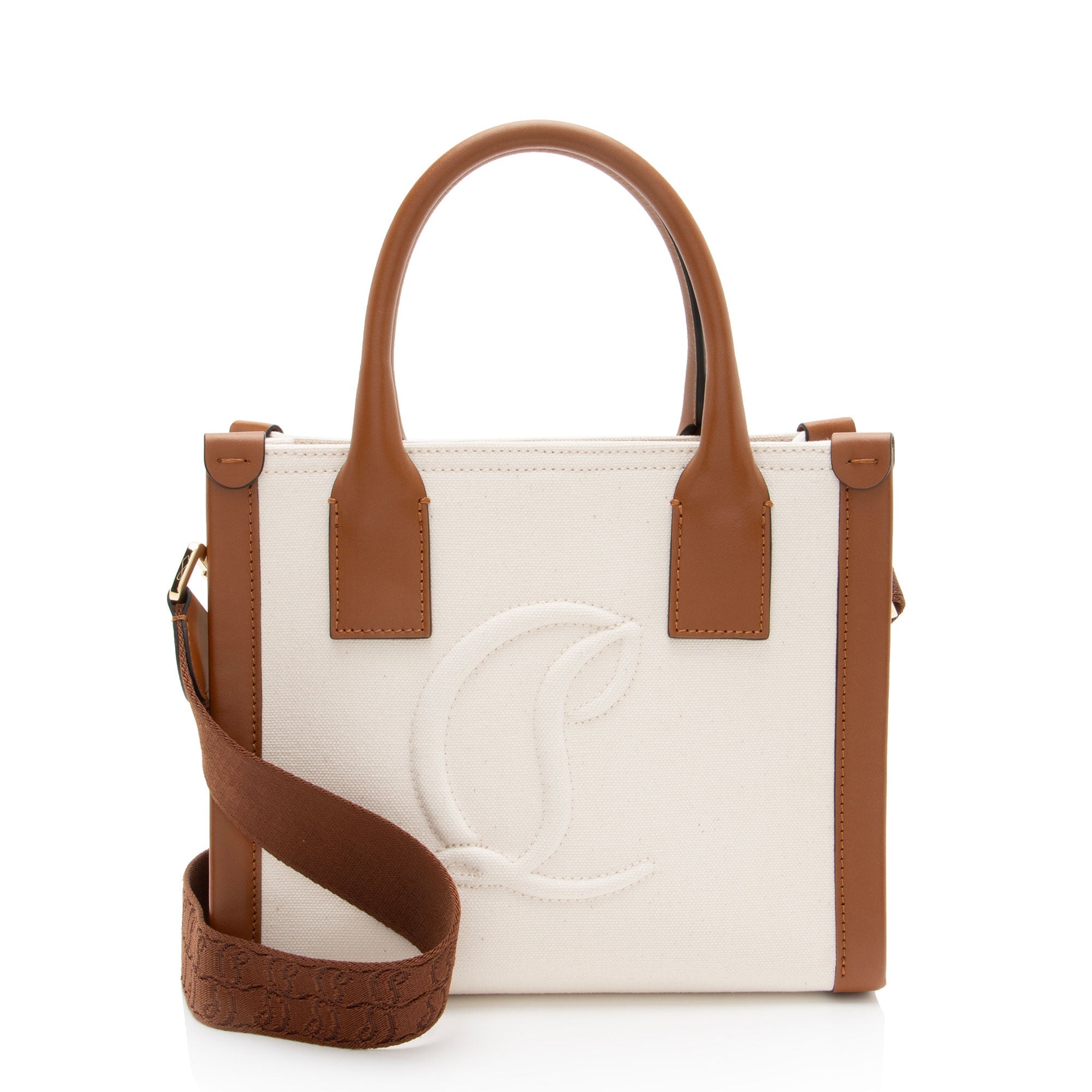 Christian Louboutin Canvas By My Side Tote